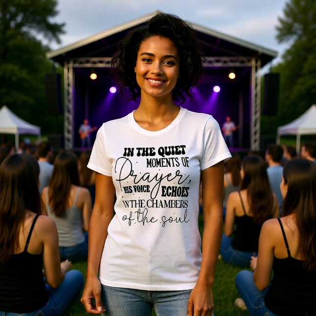 Stilla Bönemoment Hans Röst Själ T-shirt (Skapare uppladdad)