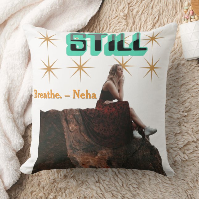 Stilla Dekorativ kudde - minimalistiskt, Zen-inspi (Filt)