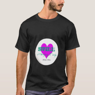Stilla hängande tuff t-shirt