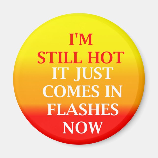 Stilla Hettens runda magnet (Framsidan)