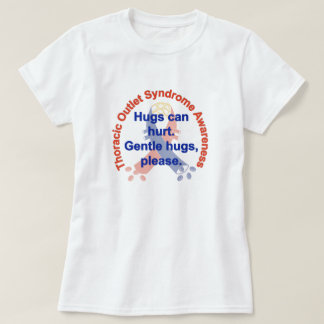 Stilla kvinna för kramTOS-medvetenheten Tee Shirt