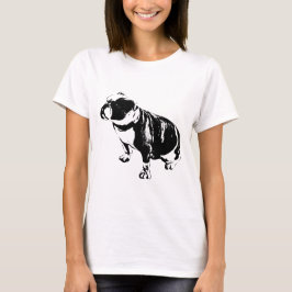 Stilla med tyngd t shirt