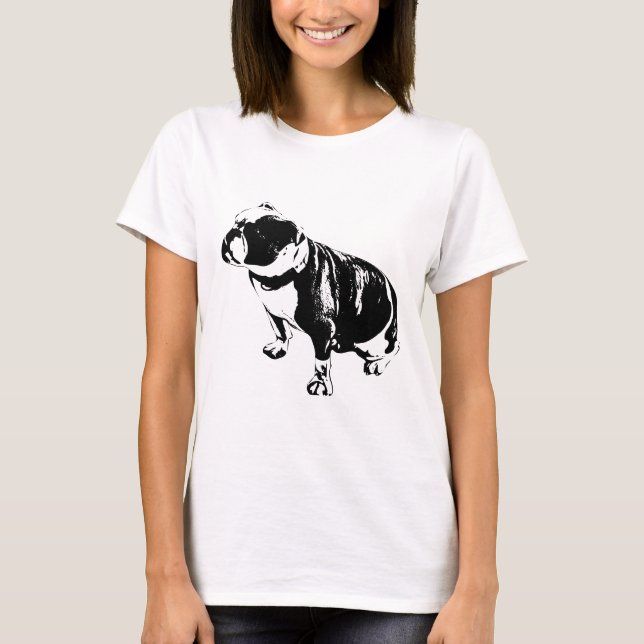 Stilla med tyngd t shirt (Framsida)
