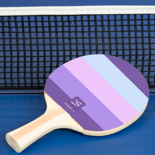 Stilla monogramen för paletten för pingisracket