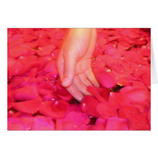 Stilla petalskort hälsningskort