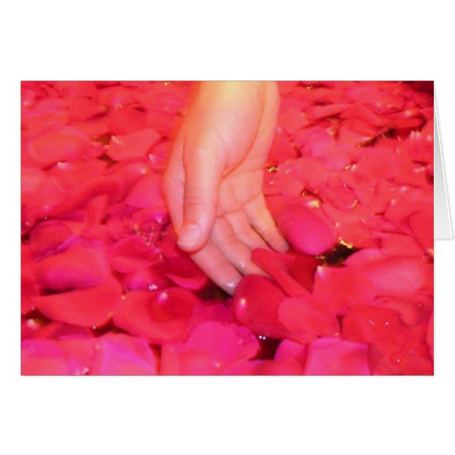 Stilla petalskort hälsningskort (Framsidan Horizontal)