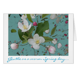 Stilla tankar hälsningskort