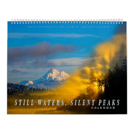 Stilla vatten, tysta toppar – Kalender Pacific NW
