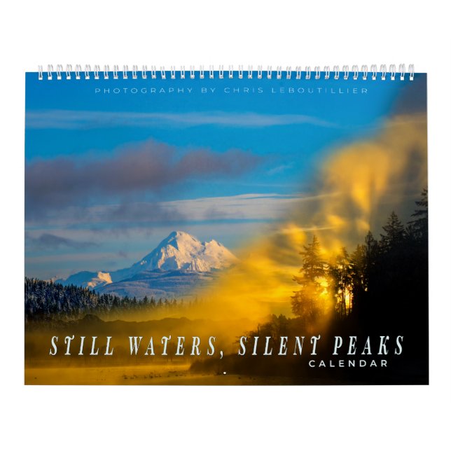 Stilla vatten, tysta toppar – Kalender Pacific NW  (Omslag)