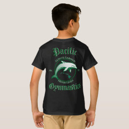 Stillahavets gymnastikungar, svart t-shirt