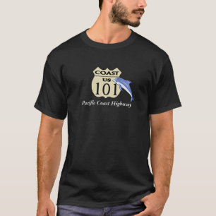 Stillahavets motorväg kusten - T-shirt