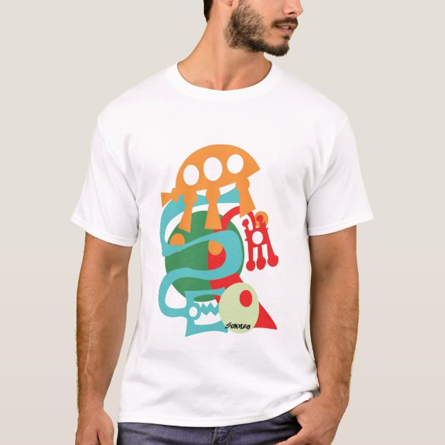 Stillahavs- andar tee (Framsida)