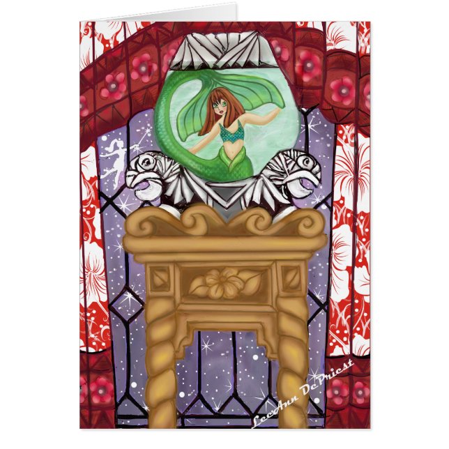 Stillahavs- felik magi hälsningskort (Framsidan)