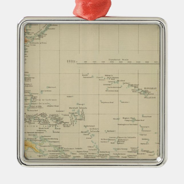 Stillahavs- ingen 1 julgransprydnad metall (Framsidan)