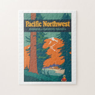Stillahavs- Northwest vintage Pussel