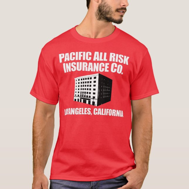 Stillahavs- riskerar alla försäkringsbolag t shirt (Framsida)