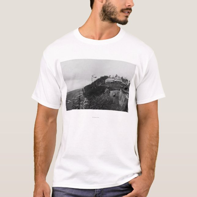 Stillahavs- strand, WA - Stillahavs- strandhotell T Shirt (Framsida)