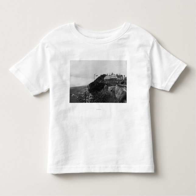 Stillahavs- strand, WA - Stillahavs- strandhotell Tee Shirt (Framsida)