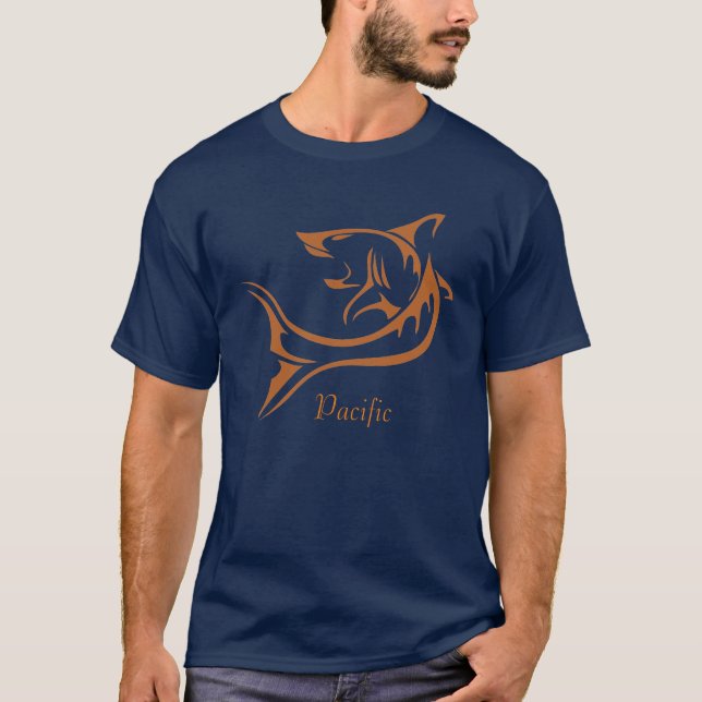 Stillahavs- T Shirt (Framsida)
