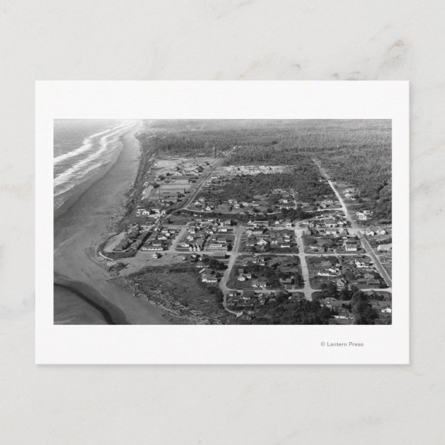 Stillahavsbåge, WA - flygfotot Vykort (Framsida)