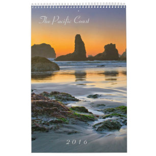 Stillahavskusten 2016 - sälar och Scenics Kalender