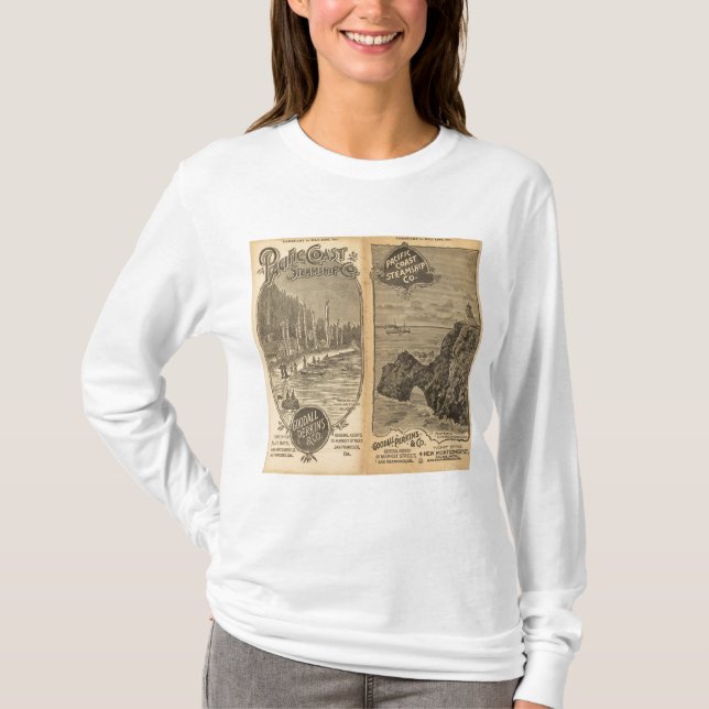 StillahavskustenSteamshipföretag 2 T-shirt (Framsida)