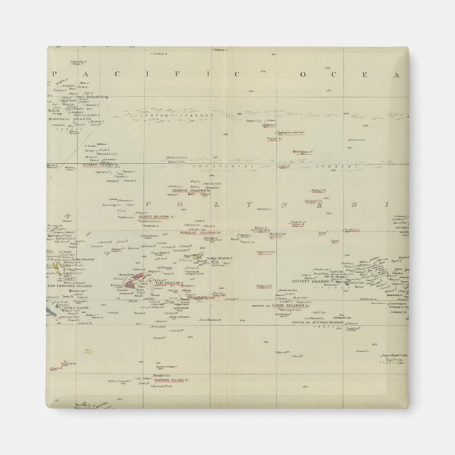 Stillahavsöarna 2 magnet (Framsidan)