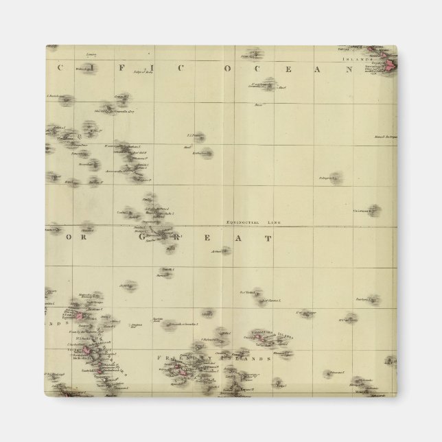 Stillahavsöarna Magnet (Framsidan)