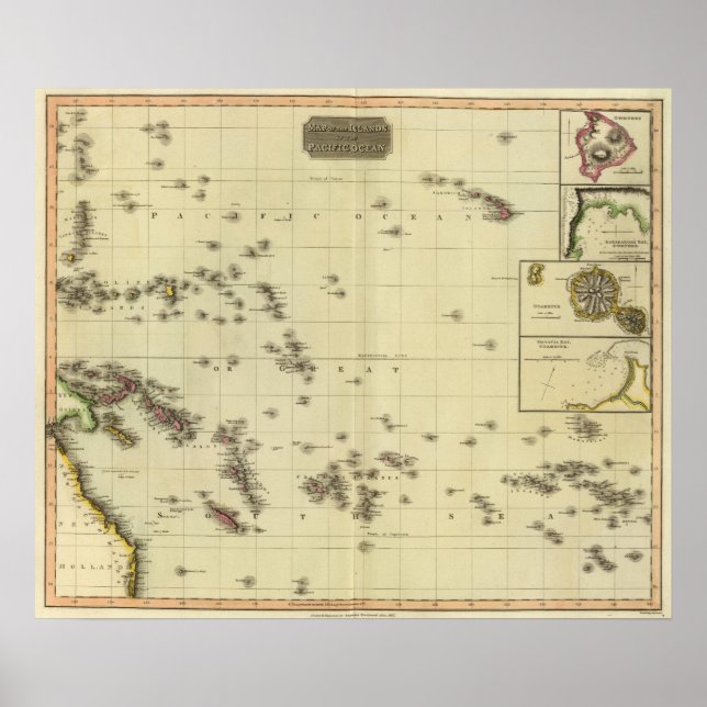 Stillahavsöarna Poster (Framsidan)