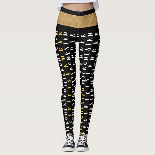 Stillahavsöarnas Mikronesisk proud Leggings (Framsida)