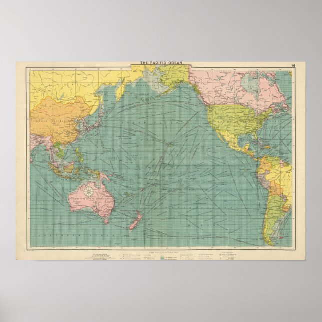 Stillahavsområdet 10 poster (Framsidan)