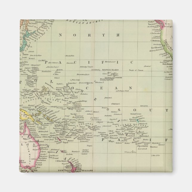 Stillahavsområdet 11 magnet (Framsidan)