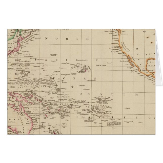 Stillahavsområdet 2 hälsningskort (Framsidan Horizontal)