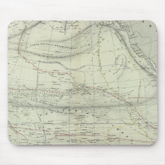 Stillahavsområdet 4 musmatta (Framsidan)