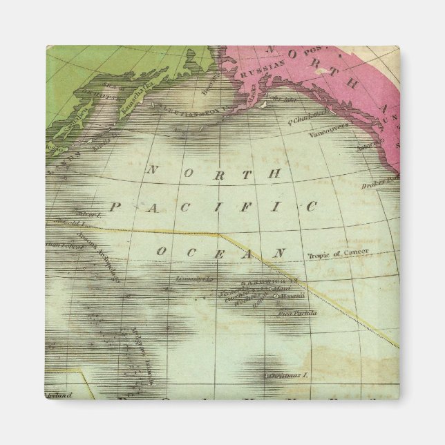 Stillahavsområdet 6 magnet (Framsidan)