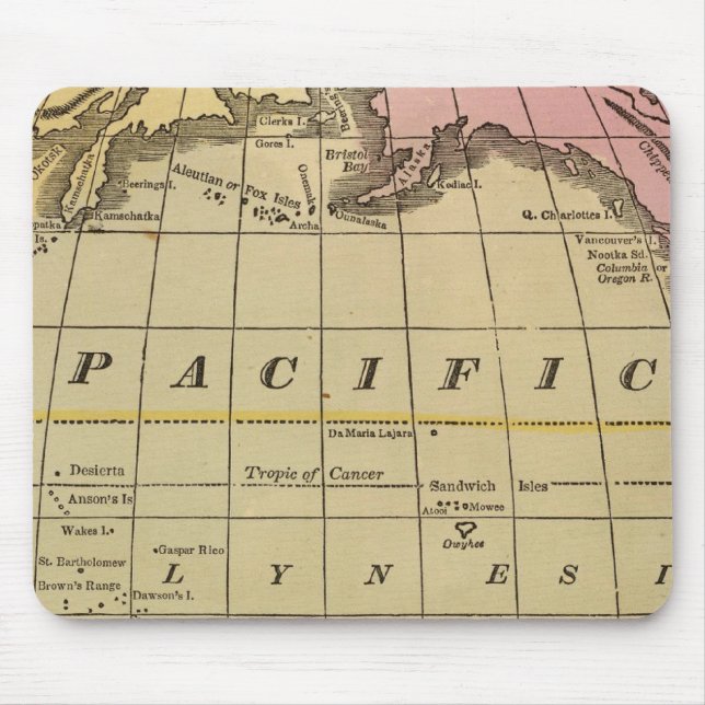 Stillahavsområdet 7 musmatta (Framsidan)