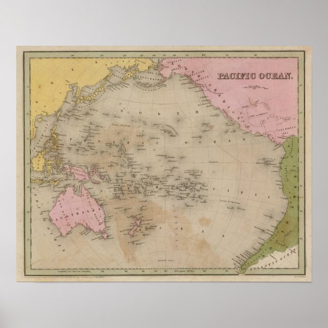 Stillahavsområdet 8 poster (Framsidan)