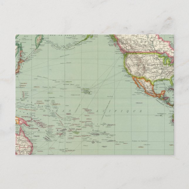 Stillahavsområdet 8 vykort (Framsida)