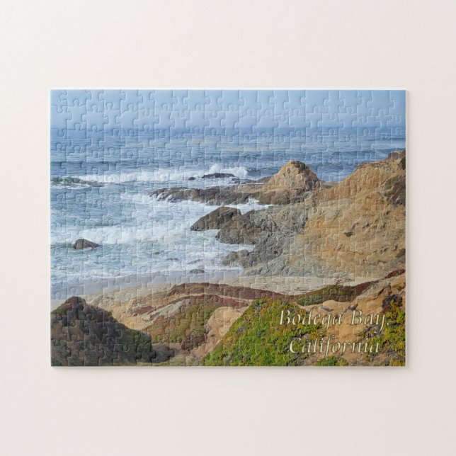 Stillahavsområdet i Bodega Bay, Kalifornien Pussel (Horisontell)