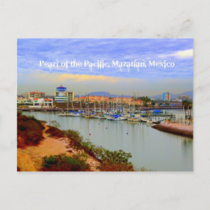 Stillahavsområdet, Mazatlan Mexico Marina Vykort