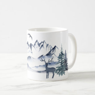 Stillahavsområdet nordvästra Rocky mountains och H Kaffemugg