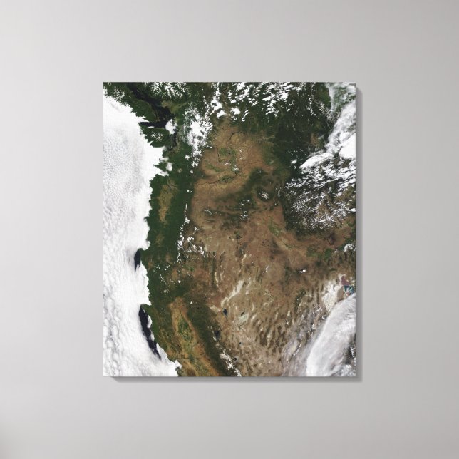 Stillahavsområdet Northwest region of United State Canvastryck (Framsida)