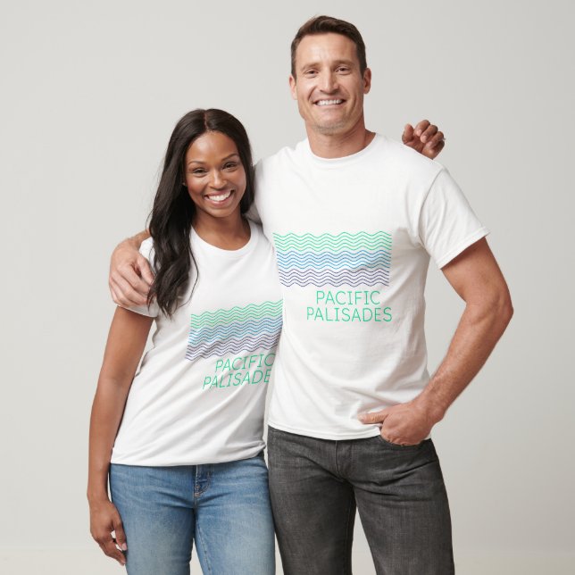 Stillahavsområdet Palisades Wave Ocean T Shirt (Unisex)