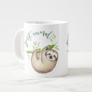 Stillande djurvattenfärg jumbo mugg