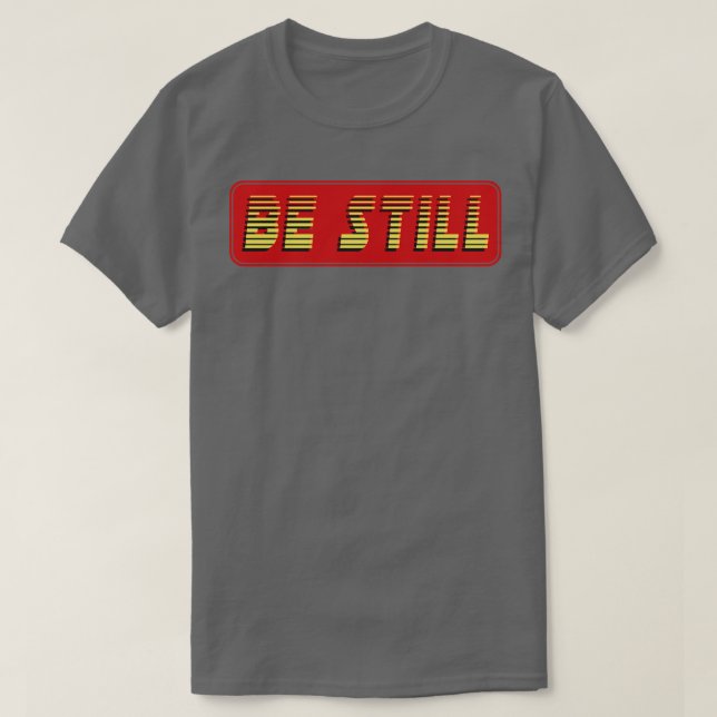 Stillastående text t shirt (Design framsida)