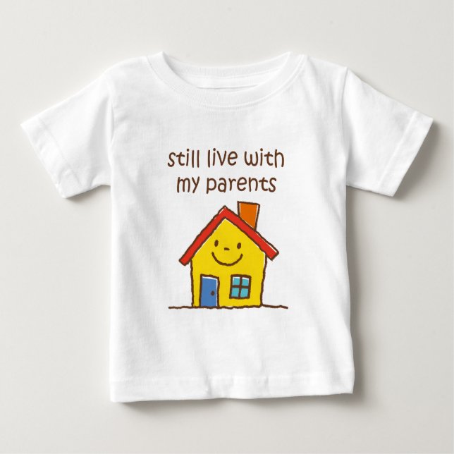 Stillbilden bor med min föräldrar tee shirt (Framsida)
