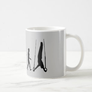 Stillbilden ringer gymnastiksportevolution kaffemugg