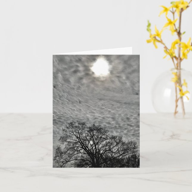 stillbilder, alla tillfällen, Fantastiska himlen Kort (Gul blomma)