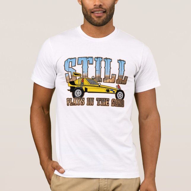 Stillbildlekar i sanden t-shirt (Framsida)
