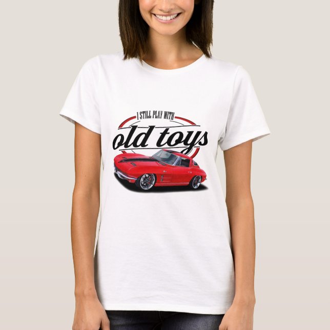 Stillbildlekar med corvettes t-shirt (Framsida)